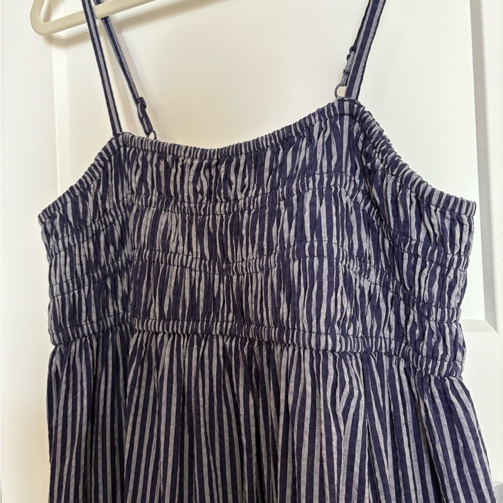 A New Day Navy and White Dress